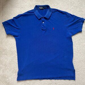 Ralph Lauren Polo Shirt – Blue (Size XL)
